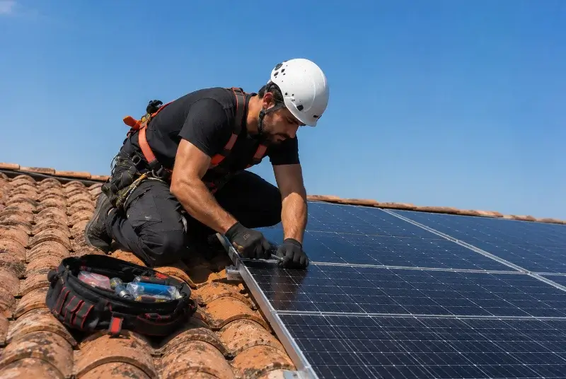 Maintenance et monitoring de panneaux solaires à Zellwiller